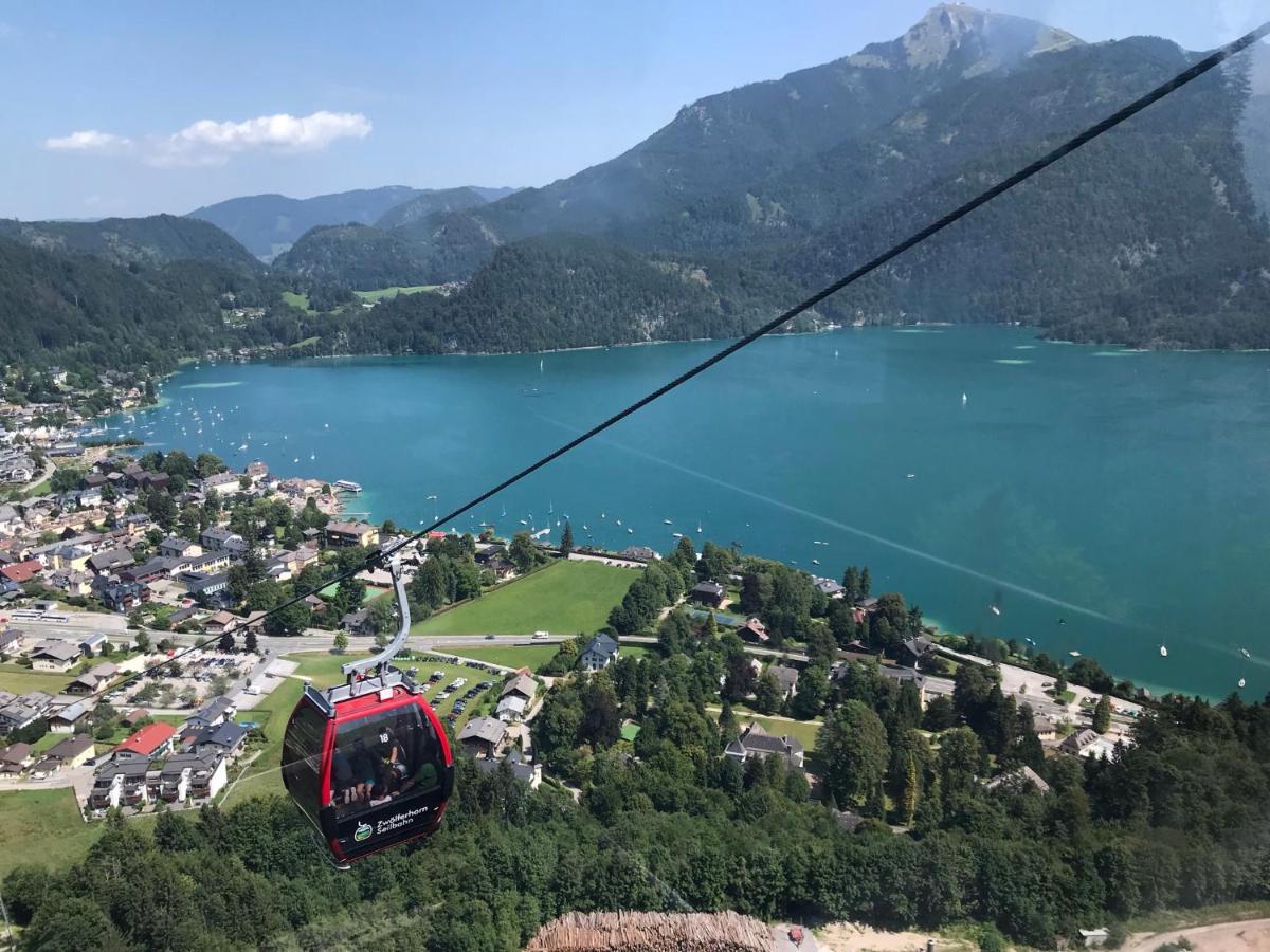 Wolfgangsee Ferienappartement „Bergliebe“ Штробль Экстерьер фото